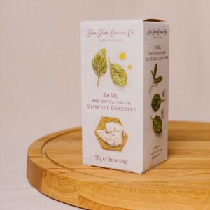 Krakersy z bazylią i oliwą extra virgin 125 g