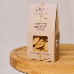 Krakersy z serem Roquefort i orzechami 80 g