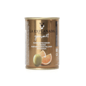Zielone oliwki faszerowane pastą pomarańczową 350g