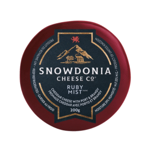 Ser Cheddar Ruby Mist au Porto Brandy 200g / Dojrzewający cheddar z nutą porto i brandy
