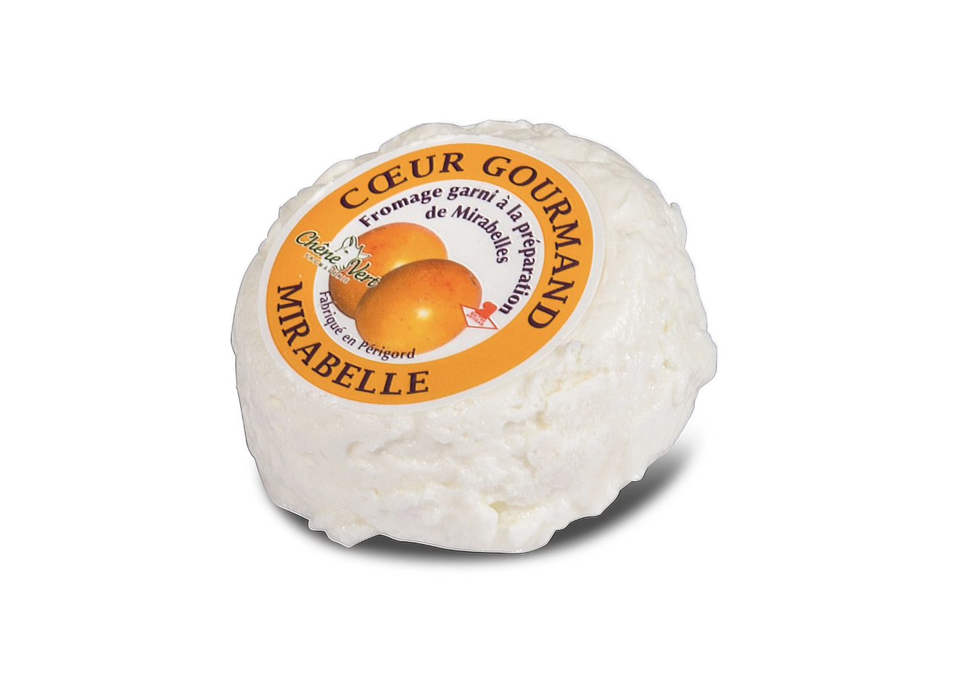 Ser francuski Coeur Gourmand Mirabelle – ser kozi z nadzieniem z mirabelek 80 g