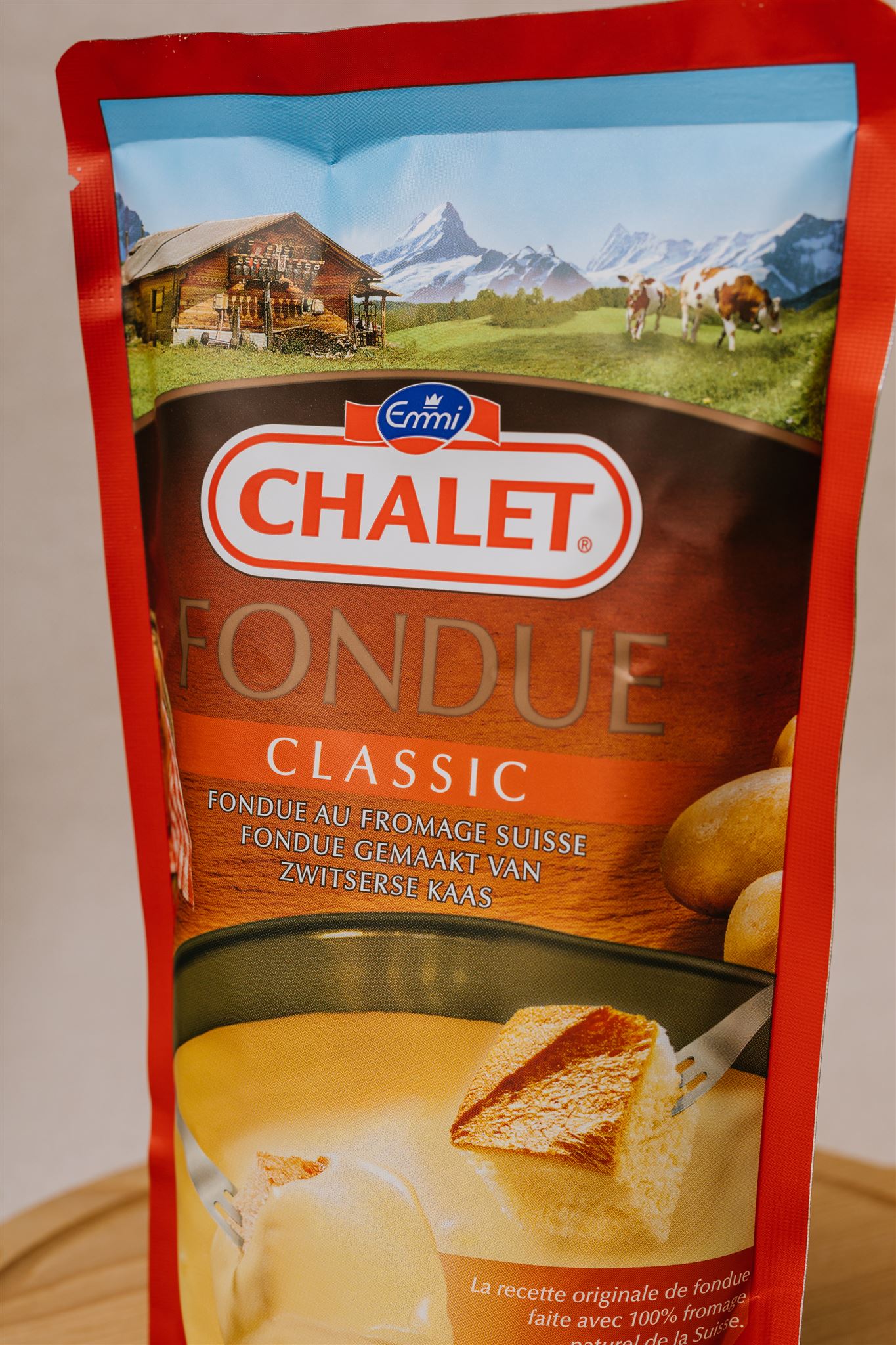 Gotowa szwajcarska mieszanka do fondue Chalet 400g - obrazek 2