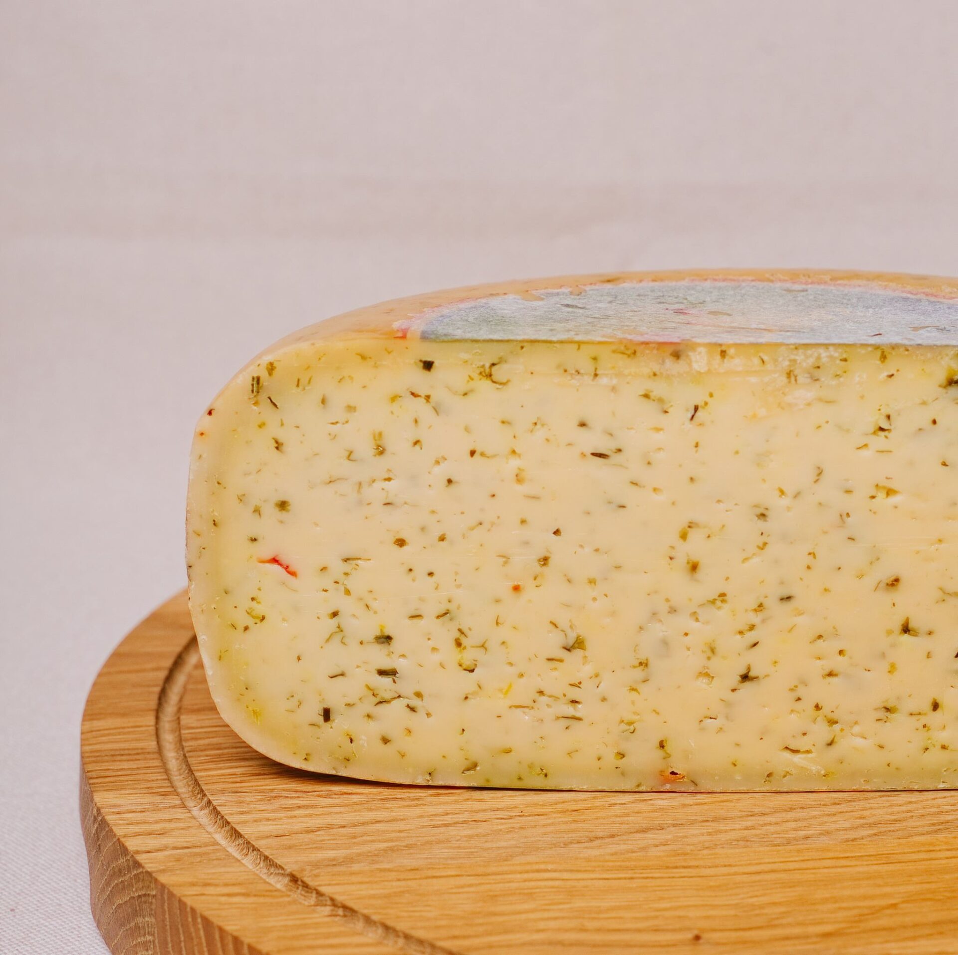 Ser gouda holenderska z czosnkiem i szczypiorem