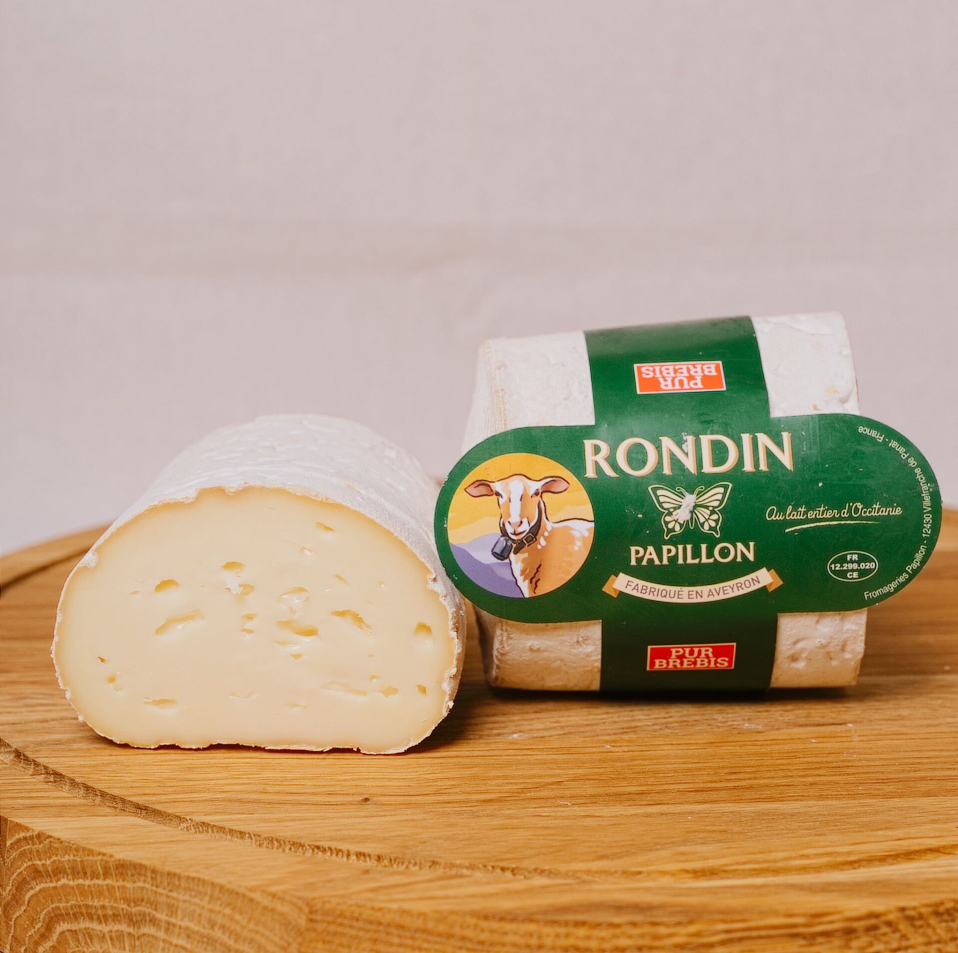 Ser francuski Rondin Brebiss Papillon 3 miesięczny / Francuski ser owczy dojrzewający