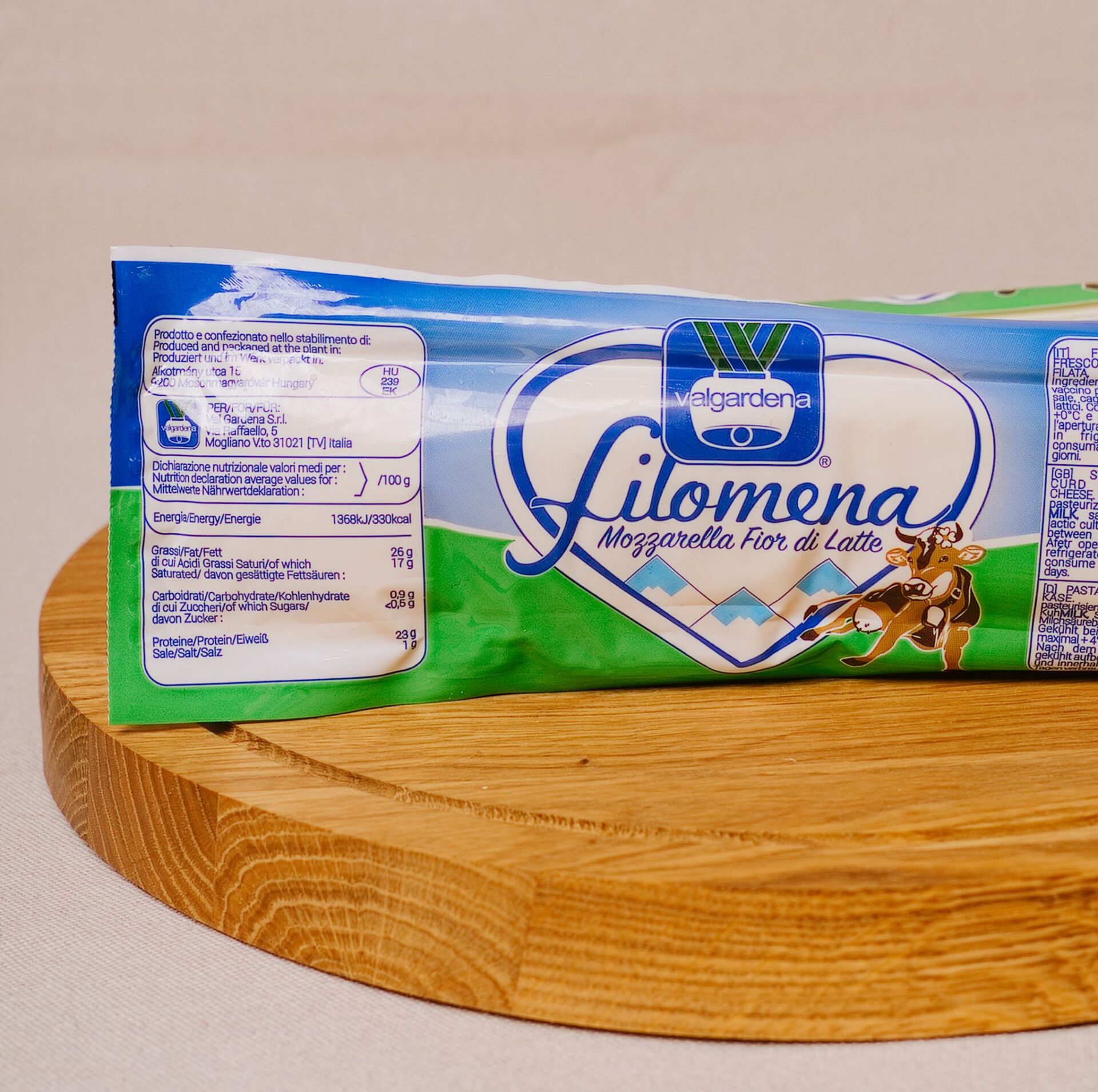 Ser włoski Mozzarella Fior di Latte z mleka krowiego / Oryginalna włoska mozarella