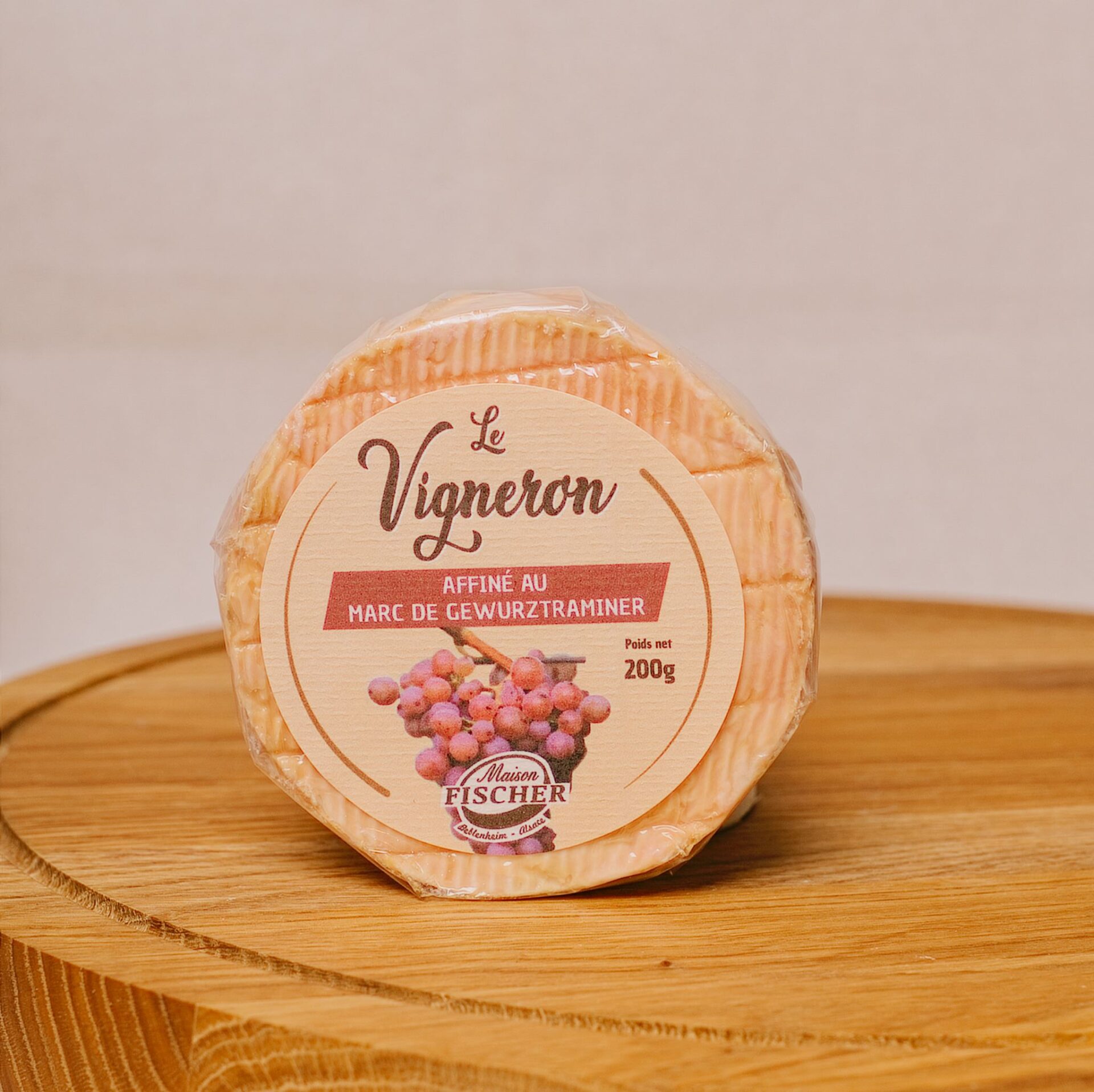 Ser francuski Vigneron Gewürztraminer / Wyjątkowy ser z winem 250g