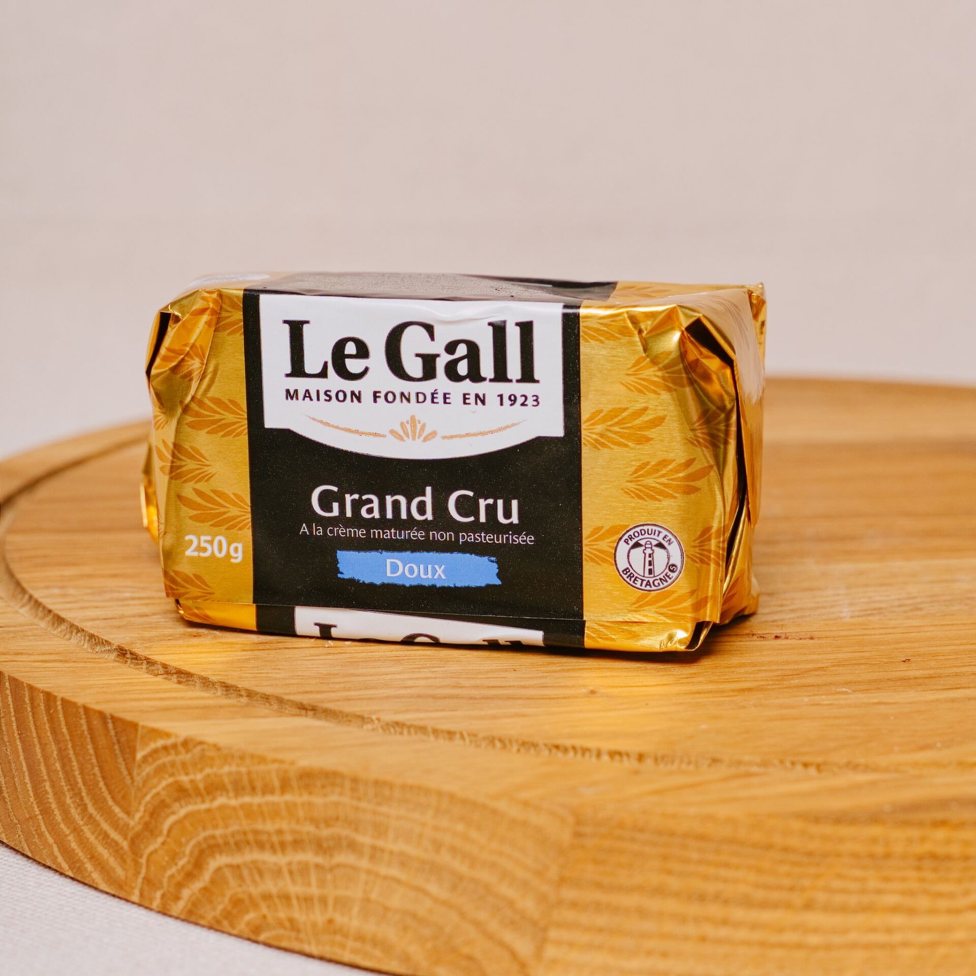 Masło francuskie Le Gall Grand Cru Doux 250g / Niesolone tradycyjne masło francuskie premium