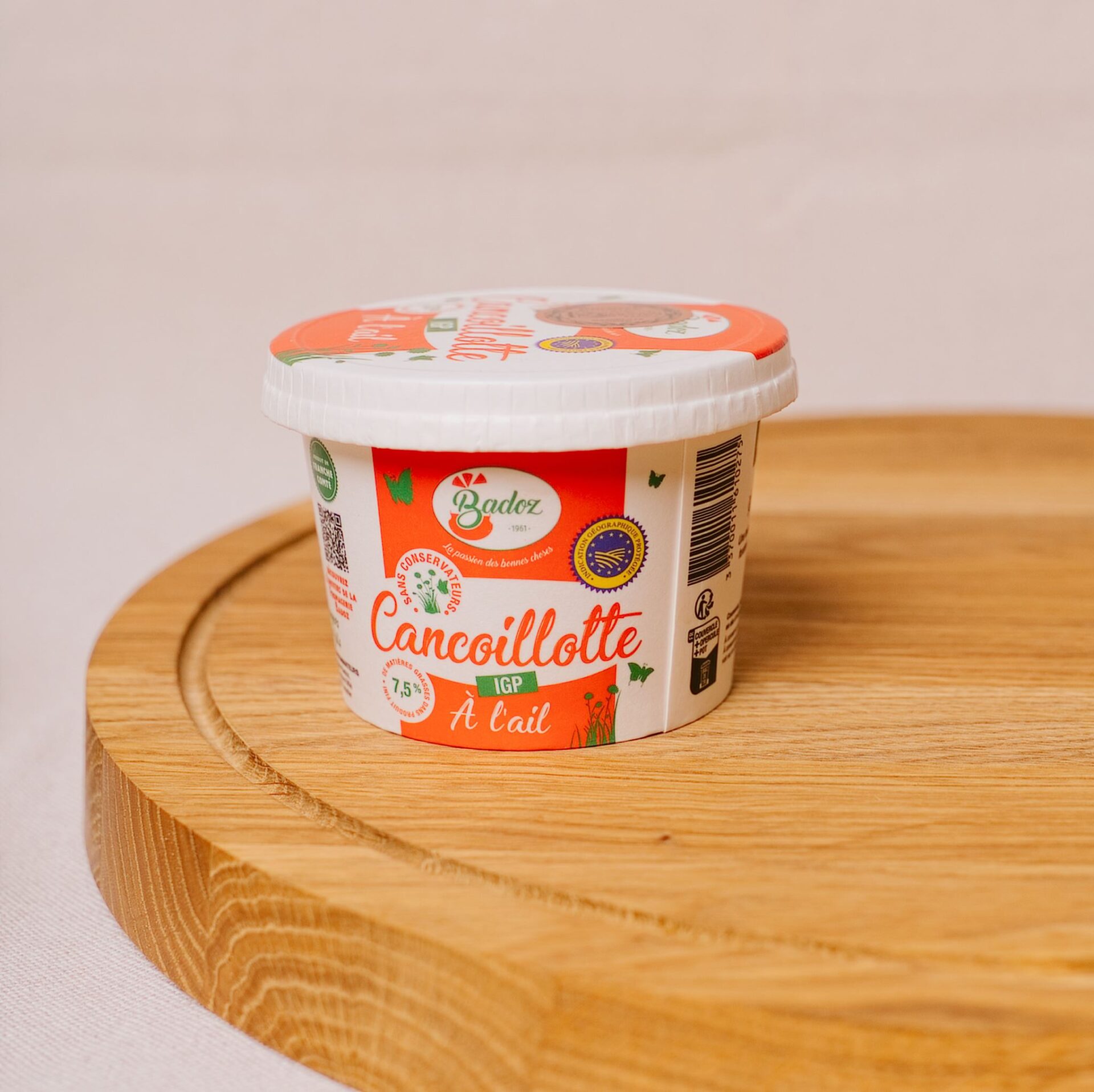 Ser francuski Cancoillotte à l’Ail / Kremowy ser z dodatkiem czosnku 220g