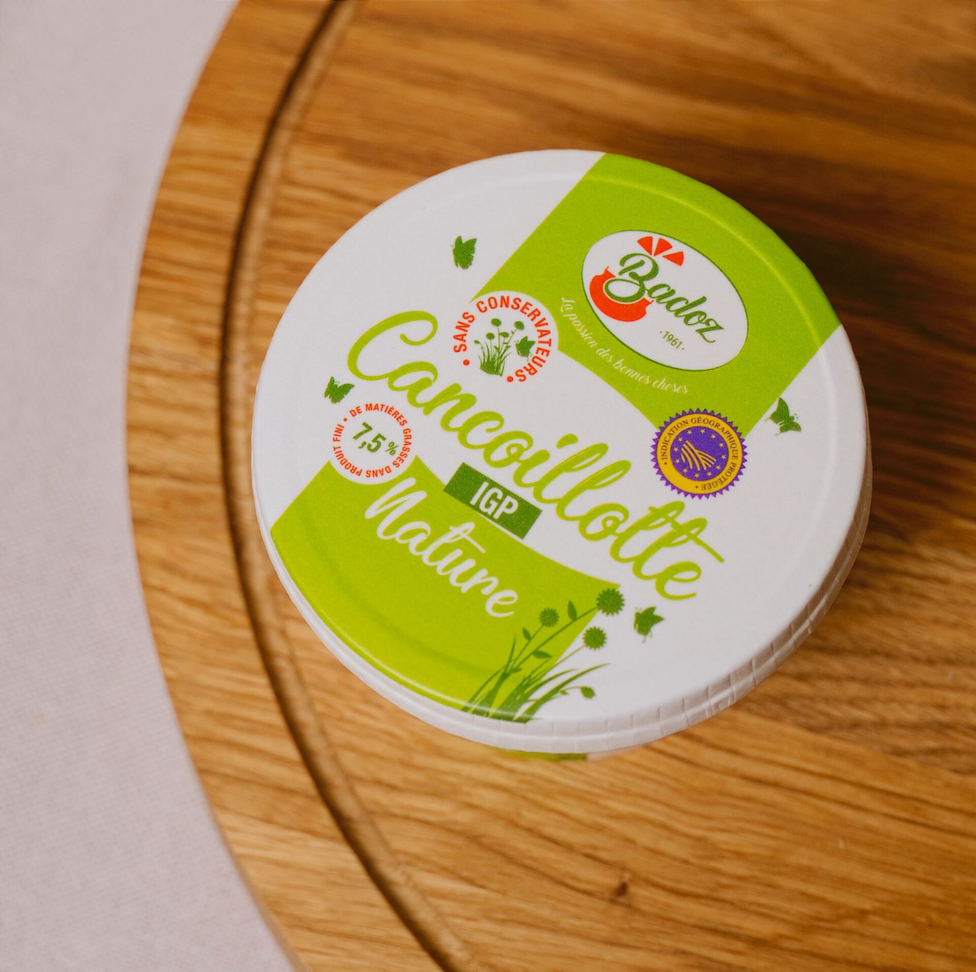 Ser francuski Cancoillotte nature / Kremowy ser naturalny 220g