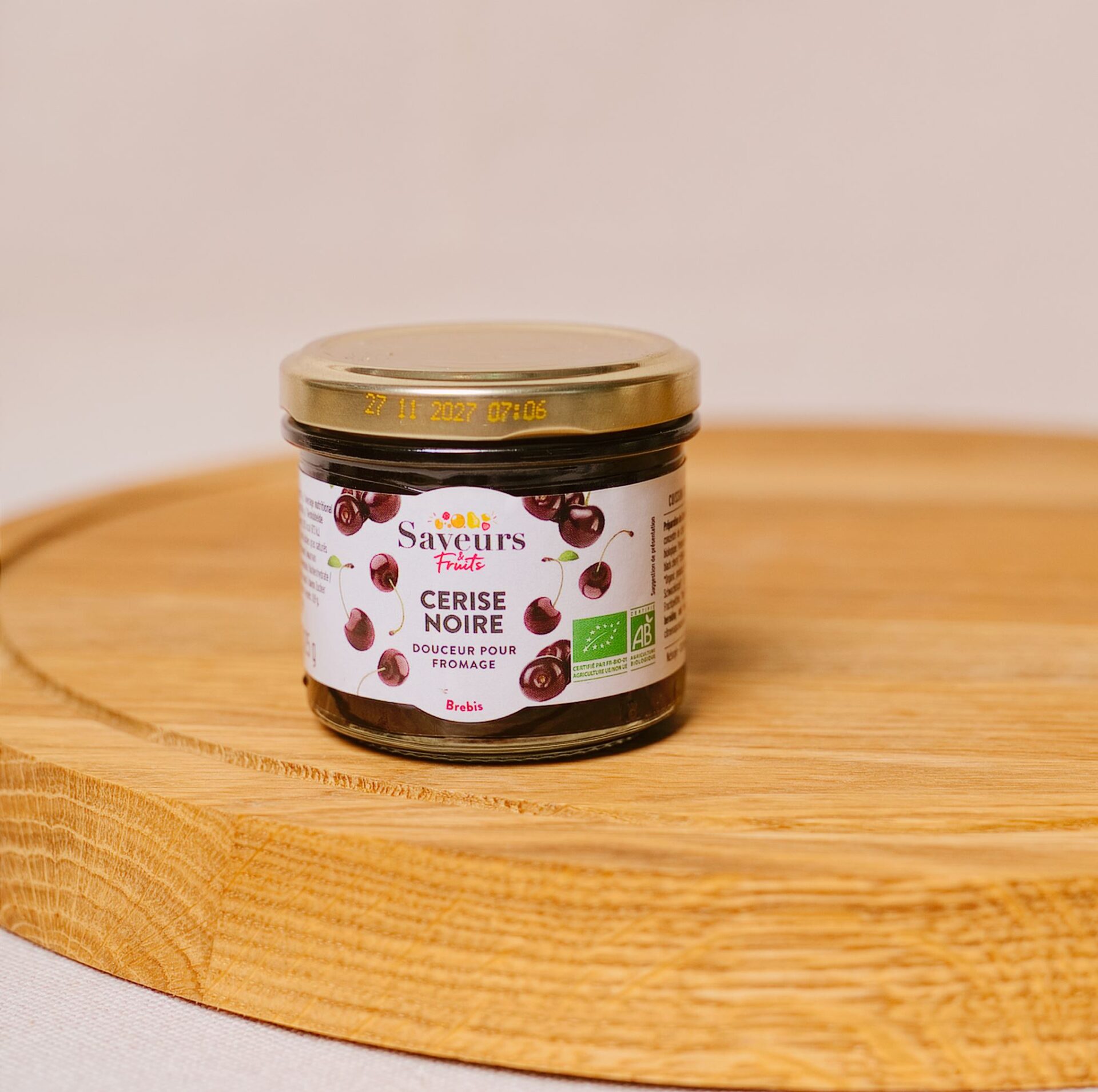 Konfitura z owoców czarnej wiśni 125g