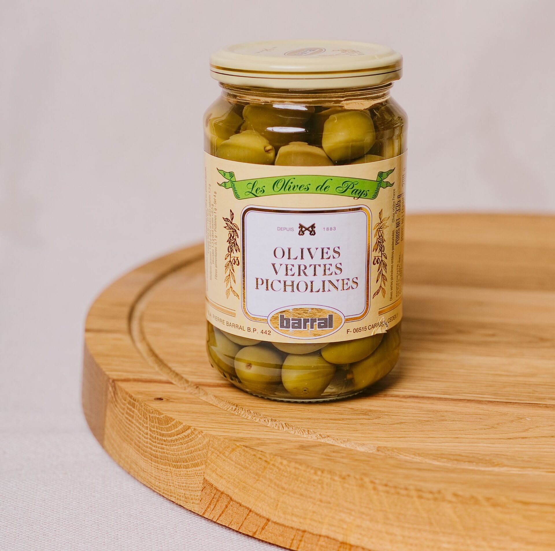 Francuskie zielone oliwki Picholine